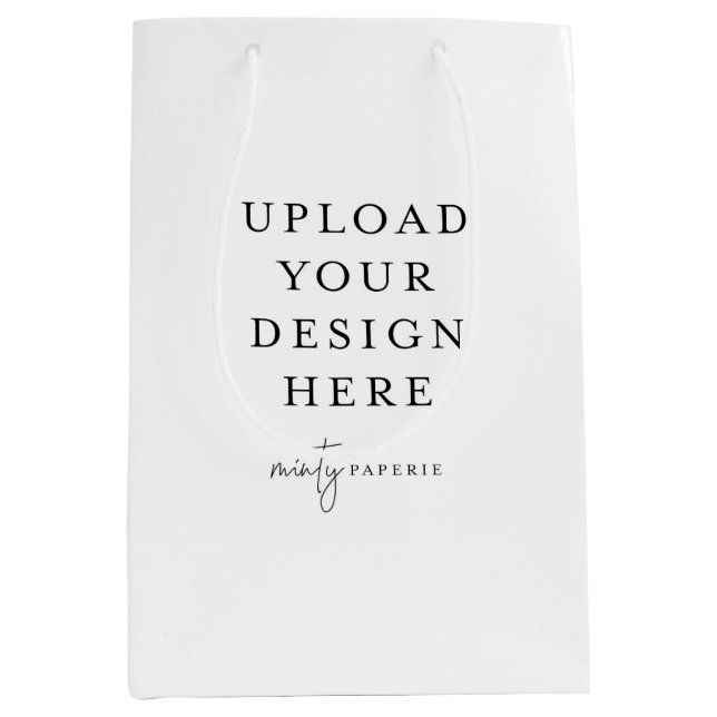 Sac cadeau personnalisé, 7 po x 10 po (Devant)