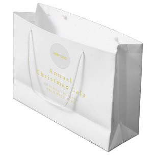 Sac cadeau personnalisé avec texte et logo