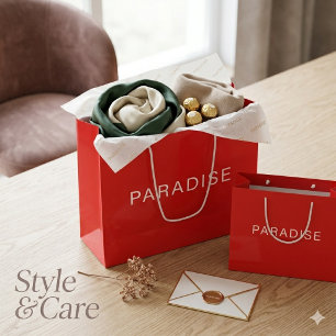 Sac cadeau personnalisé avec texte personnalisé né