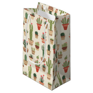 Sac Cadeau Personnalisé Cute Cactus Pota - Petit,