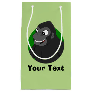 Sac cadeau personnalisé Gorilla Cartoon