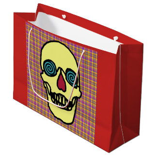 Sac cadeau personnalisé - Grand, brillant HALLOWEE