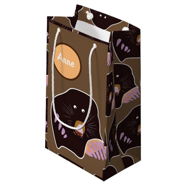 Sac cadeau personnalisé Mole (Devant Angle)