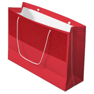 Sac cadeau personnalisé rouge tomate de bruit de b