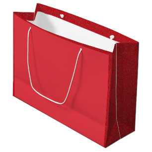 Sac cadeau personnalisé tomate rouge avec effet br