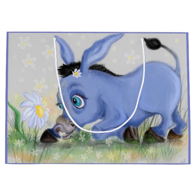 Sac cadeau Petit Âne et Daisy (Devant)