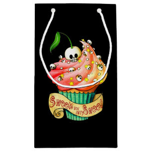 Sac Cadeau Petit gâteau doux et mortel de crâne