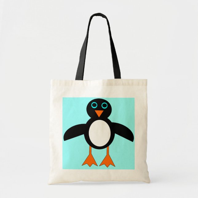 Sac cadeau Pingouin mignon (Devant)