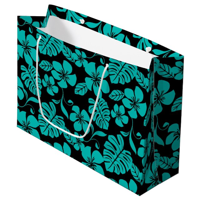 Sac cadeau PINK BIKINI (NOIR/TURQUOISE) (Devant Angle)