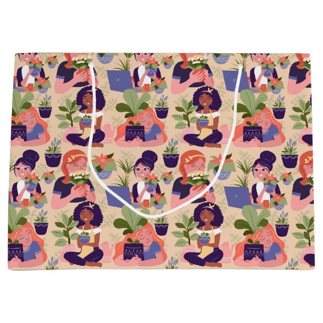 Sac cadeau plante Lady Gardening (Devant)