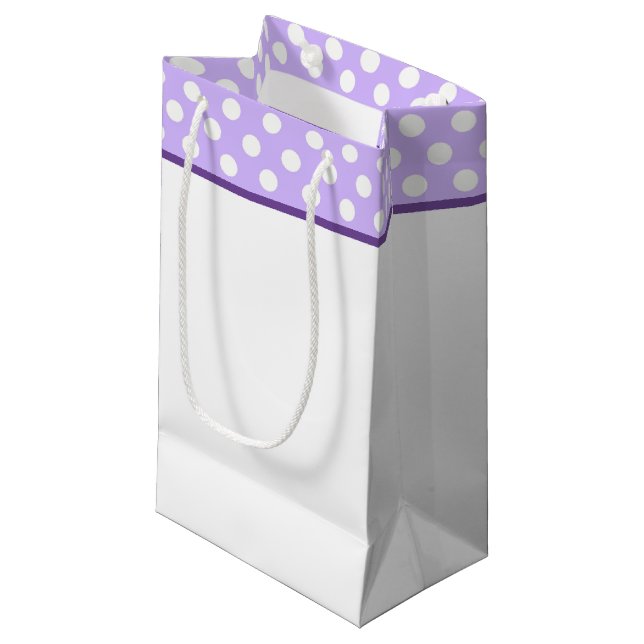 Sac cadeau pois (Devant Angle)