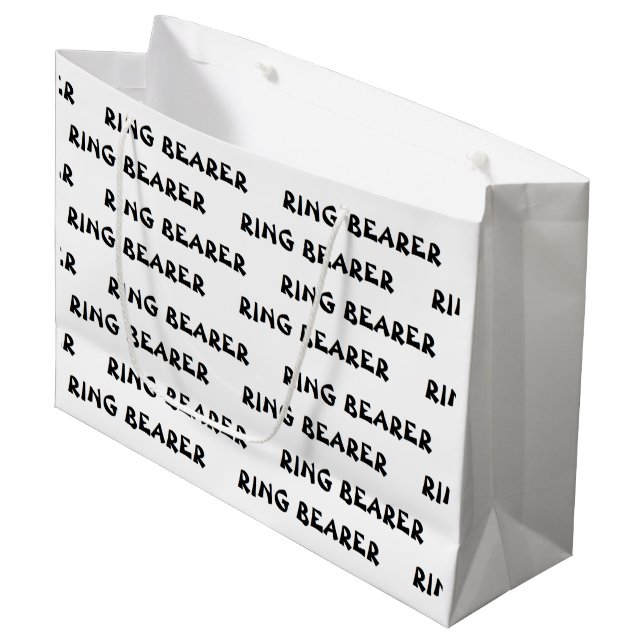 Sac cadeau "Porteur de bague" (Devant Angle)