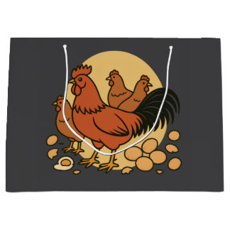 Sac Cadeau pour Amoureux de Poulet