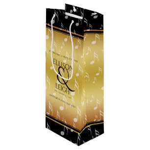 Sac Cadeau Pour Bouteille 27e anniversaire du Mariage de musique