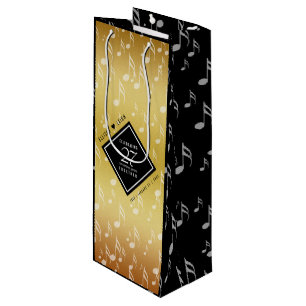 Sac Cadeau Pour Bouteille 27e anniversaire du Mariage de musique