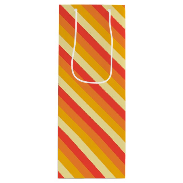 Sac Cadeau Pour Bouteille Agrumes (Devant)