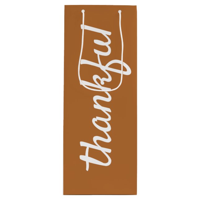 Sac Cadeau Pour Bouteille Ajouter votre cache de texte personnalisé en lettr (Devant)