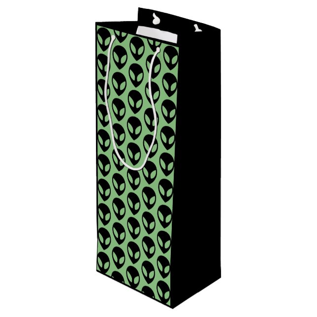 Sac Cadeau Pour Bouteille Alien spatial extraterrestrial (Dos Angle)