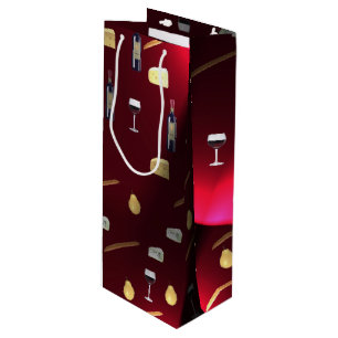 Sac Cadeau Pour Bouteille Aliments délicieux Feux de canneberge