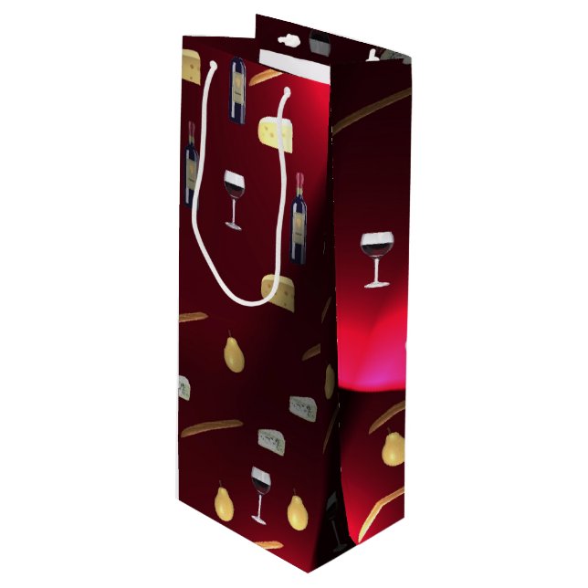 Sac Cadeau Pour Bouteille Aliments délicieux Feux de canneberge (Devant Angle)