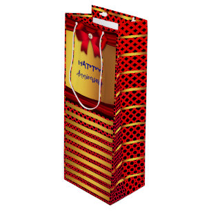 Sac Cadeau Pour Bouteille Anniversaire, date de naissance & plus