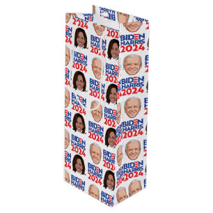 Sac Cadeau Pour Bouteille Anniversaire de Biden Harris 2024