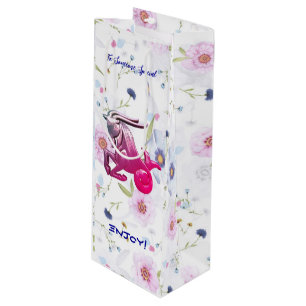 Sac Cadeau Pour Bouteille Anniversaire du Capricorne