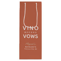 Bachelorette Vino Personnalisé Avant Vows