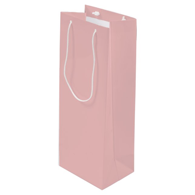 Sac Cadeau Pour Bouteille Bébé rose (Devant Angle)