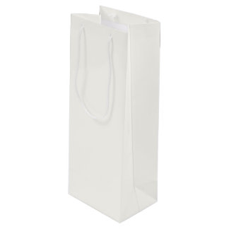 Sac Cadeau Pour Bouteille Blanc