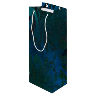 Sac Cadeau Pour Bouteille bleu
