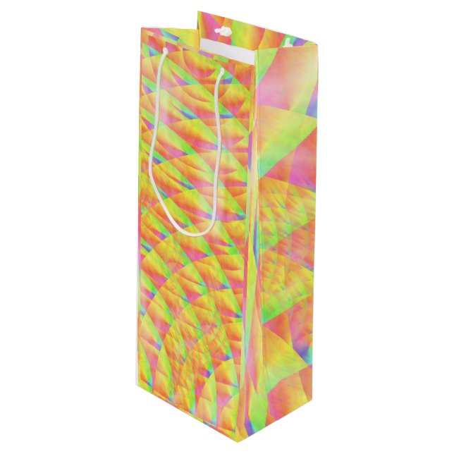 Sac Cadeau Pour Bouteille Bright Interference [Wine] par Kenneth Yoncich (Devant Angle)