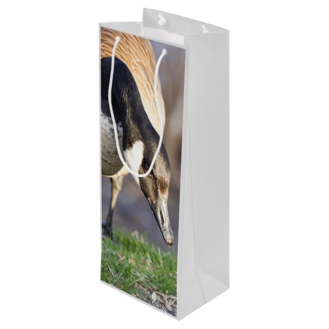 Sac Cadeau Pour Bouteille Canada Goos (Dos Angle)