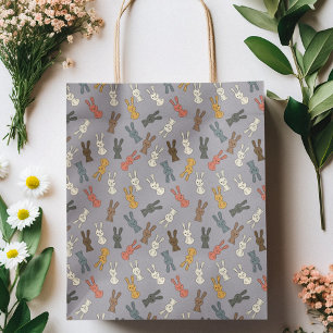 Sac Cadeau Pour Bouteille Caricature lapin de Pâques