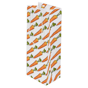 Sac Cadeau Pour Bouteille Carotte