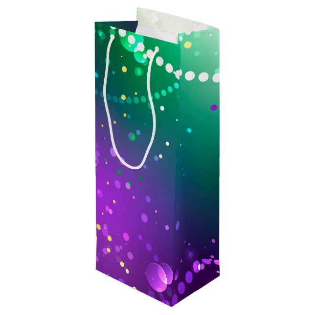 Sac Cadeau Pour Bouteille Carthagène Solive Purple (Dos Angle)