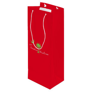 Sac Cadeau Pour Bouteille C'est un Noël en Caroline du Sud