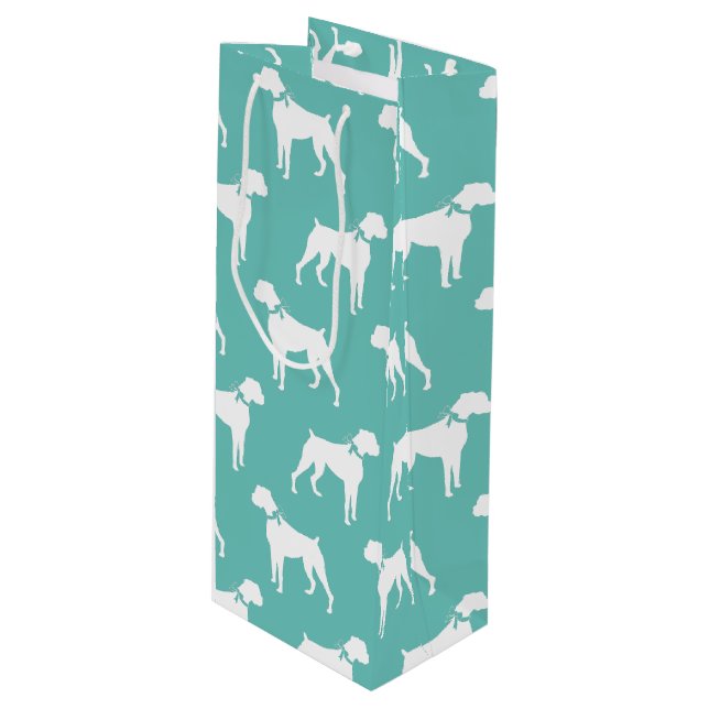 Sac Cadeau Pour Bouteille Chien de boîte Chien chiot (Devant Angle)
