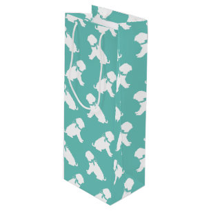 Sac Cadeau Pour Bouteille Chien Shar Pei Chien Chien Puppy