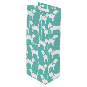 Sac Cadeau Pour Bouteille Chiot chien Beagle