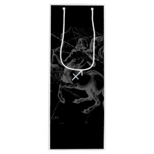 Sac Cadeau Pour Bouteille Chrome Sagittarius Zodiac Connexion Hevelius Decor