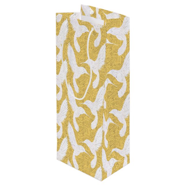 Sac Cadeau Pour Bouteille Colibri III (Dos Angle)