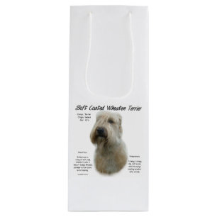 Sac Cadeau Pour Bouteille Conception de l'histoire du Terrier revêtu d'un re