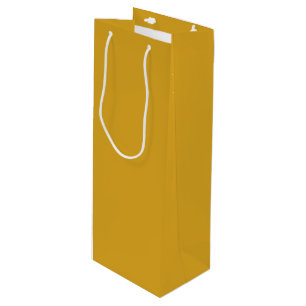 Sac Cadeau Pour Bouteille Couleur solide Goldenrod
