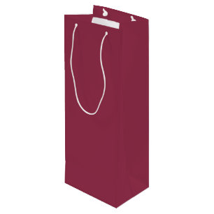 Sac Cadeau Pour Bouteille Couleur solide rouge rose 2022 Couleur teinte tend
