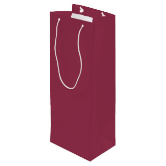 Sac Cadeau Pour Bouteille Couleur solide rouge rose 2022 Couleur teinte tend