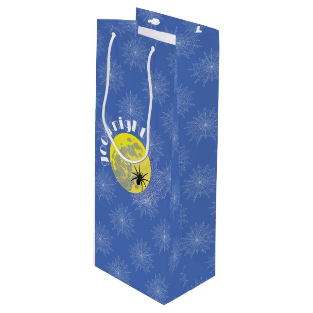 Sac Cadeau Pour Bouteille Croisade en filet (Devant Angle)
