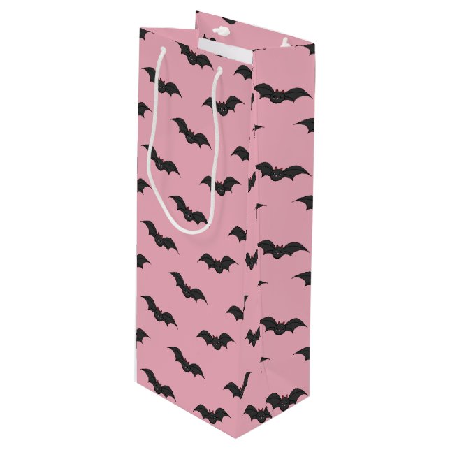 Sac Cadeau Pour Bouteille Cute chauve (Devant Angle)