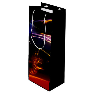 Sac Cadeau Pour Bouteille danse de voiture violette
