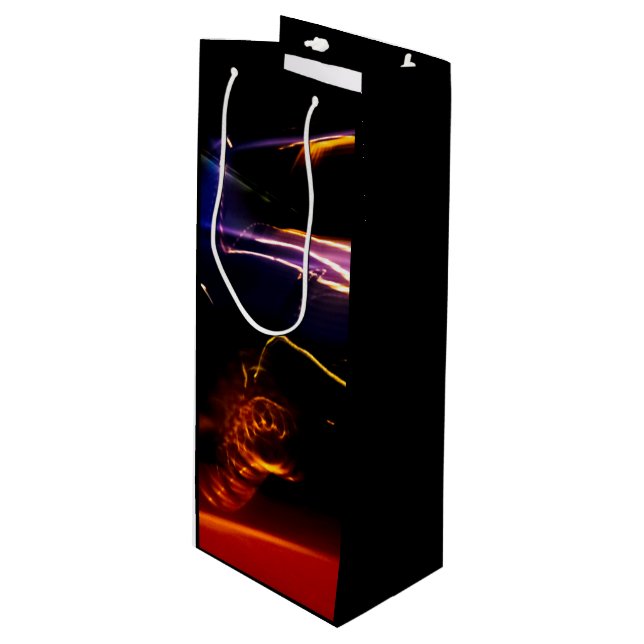 Sac Cadeau Pour Bouteille danse de voiture violette (Devant Angle)